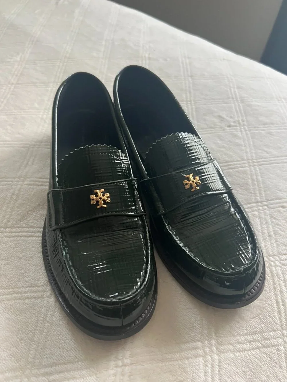 Tory Burch Classic Loafer Dark Everglade Size 7.5